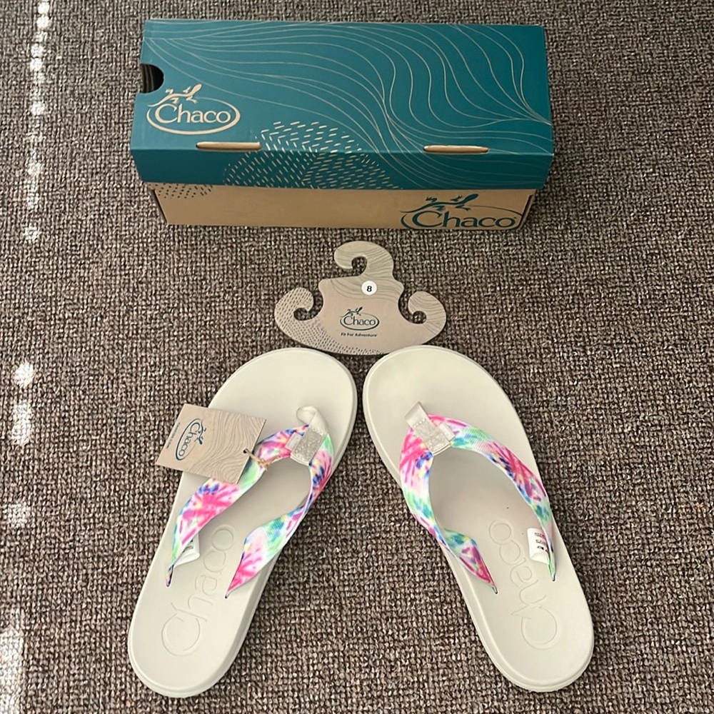 Chaco Chillos Flip tie die sandal